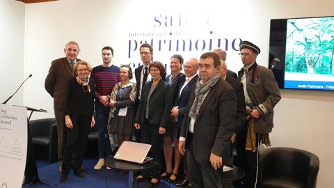 Les lauréats 2019 du concours Sauvegarde du Patrimoine comprenant le prix du « second-œuvre» et le prix « Allées d’arbres ».(c)Paysarbre